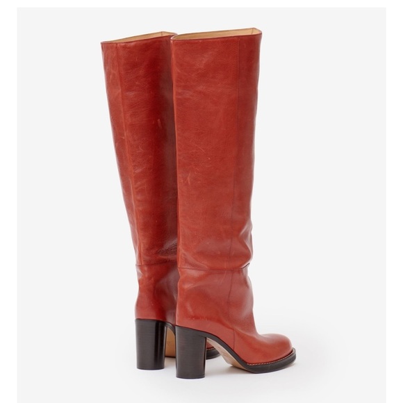 Isabel Marant LELIA LEATHER KNEE BOOTS US 8.5/Euro 39 - Picture 3 of 10